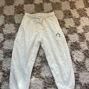 Zara Kids Off-White Joggers